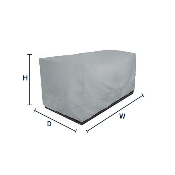 Eevelle Meridian Modular Sectional Club Chair Cover, Silver, 38 in L x 84 in W x 35 in H MDSSL-SLR - main